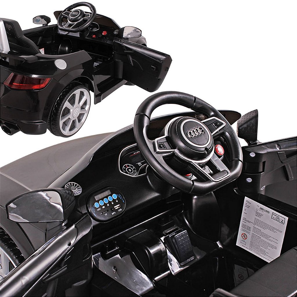 Carro Elétrico Infantil 12v Audi Tt Rs Com Controle Remoto - MBC