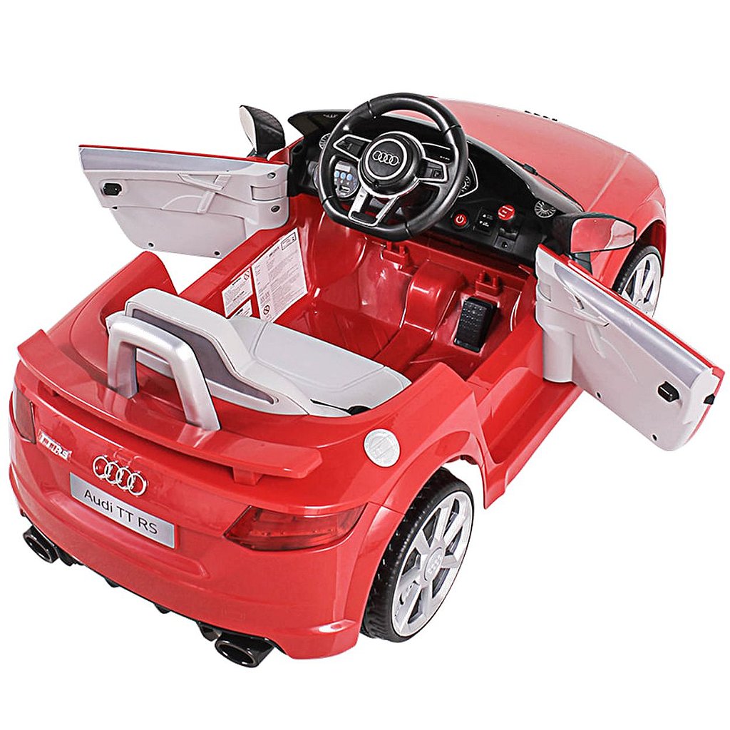 Carrinho Eletrico Bel Audi TT RS 12V Controle Remoto Vermelho - Maçã Verde  Baby