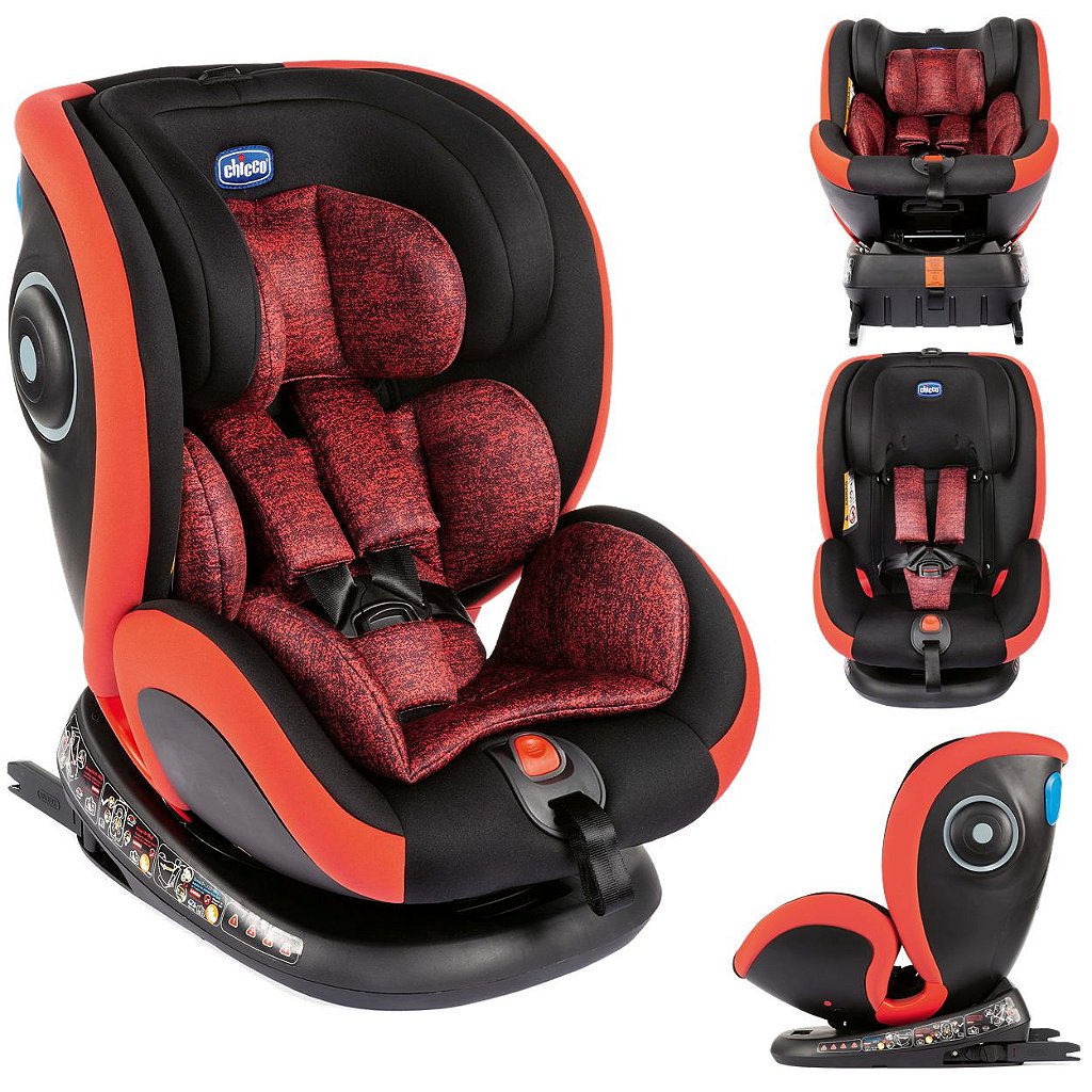 Cadeirinha Para Carro Chicco Seat4Fix 360º 0 a 36 Kg Vermelha - Maçã Verde  Baby