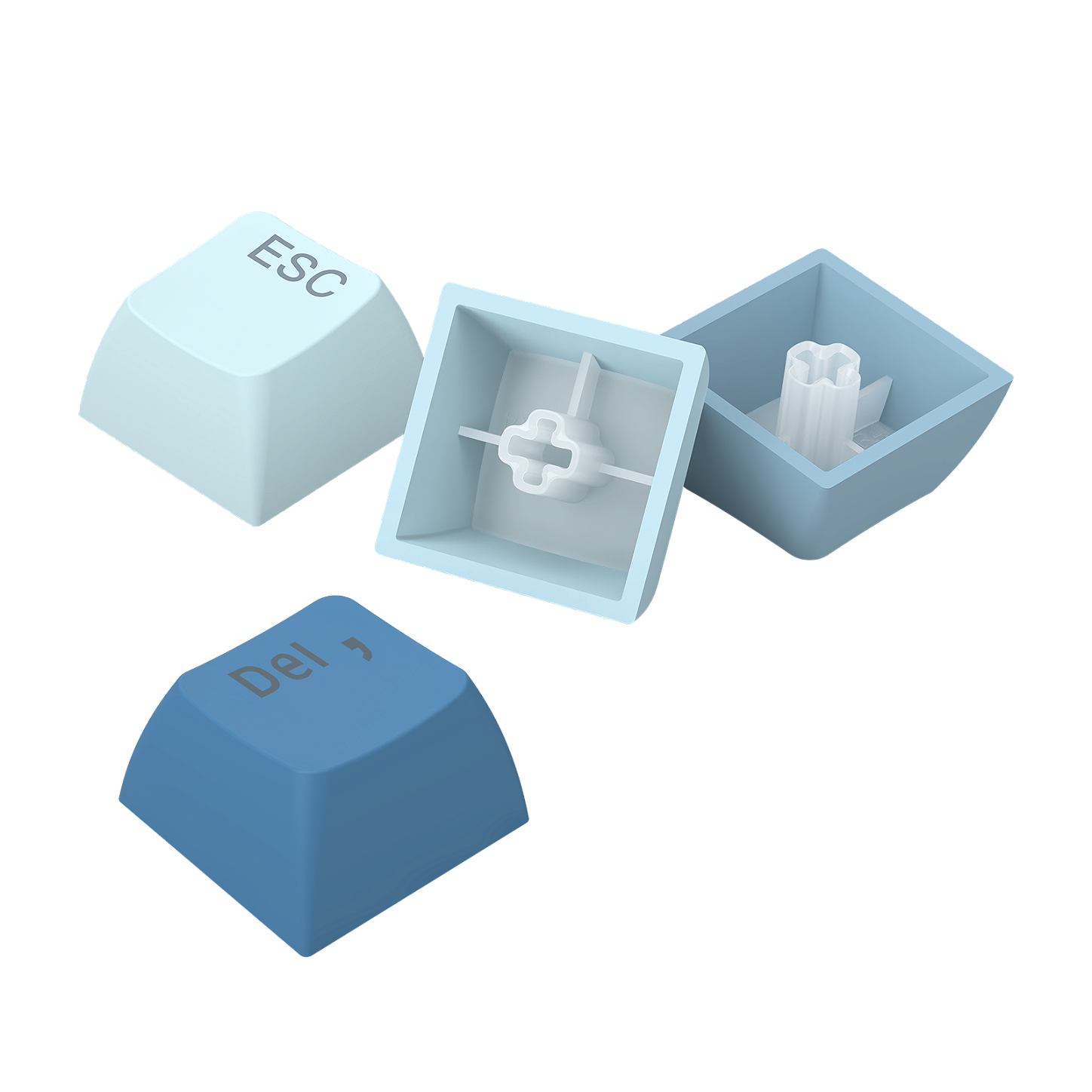 Kit de Keycaps Redragon Degradê Azul ABNT2 106 Teclas A134 PT