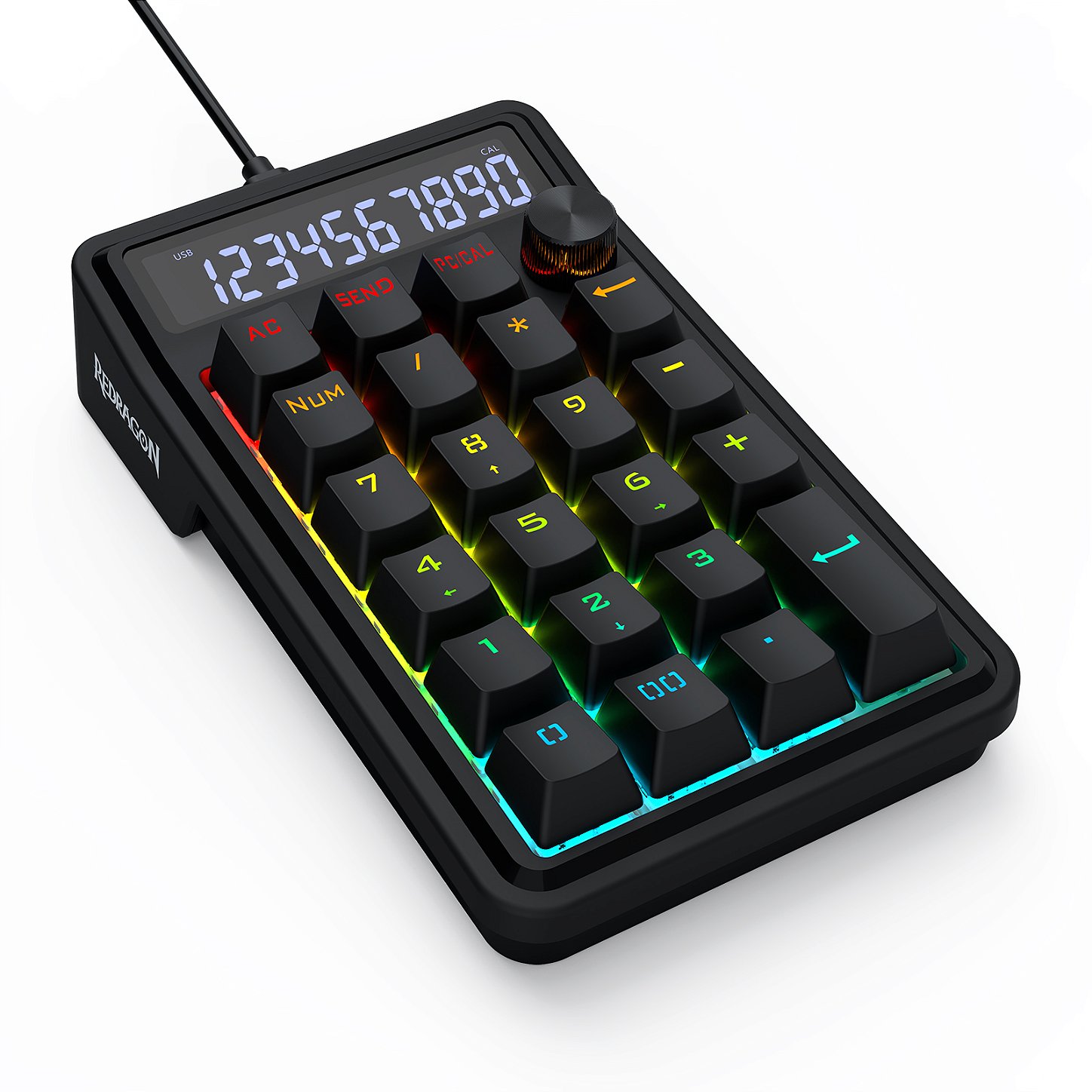 Teclado Numérico Mecânico Redragon Cove K733-RGB