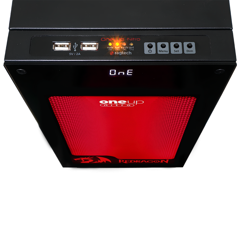 Nobreak Gamer Redragon One Up Nitro TI RGB 2000 VA by Ragtec