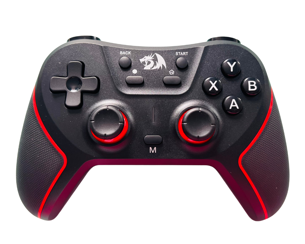 Controle Gamer Redragon Sempiten G712 – Preto e Vermelho com