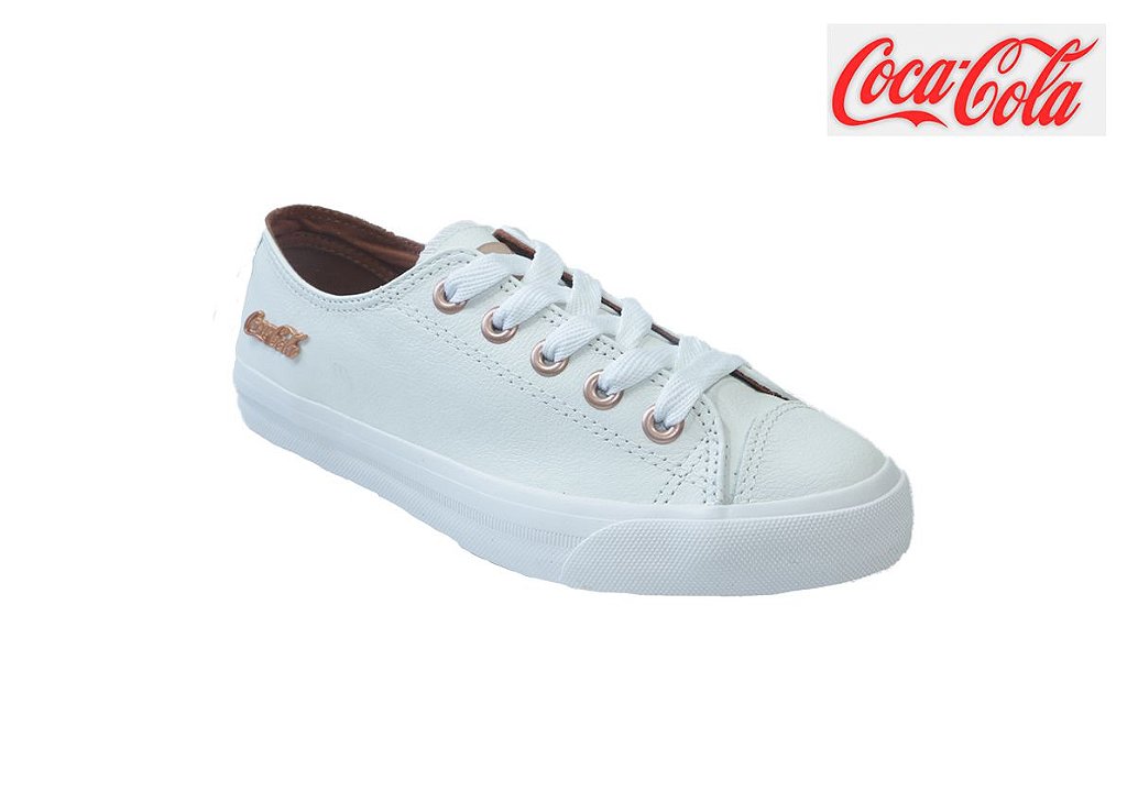 tenis coca cola feminino bege