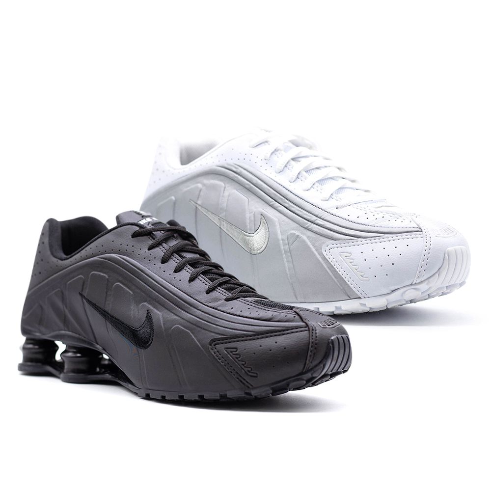 nike shox preto e verde
