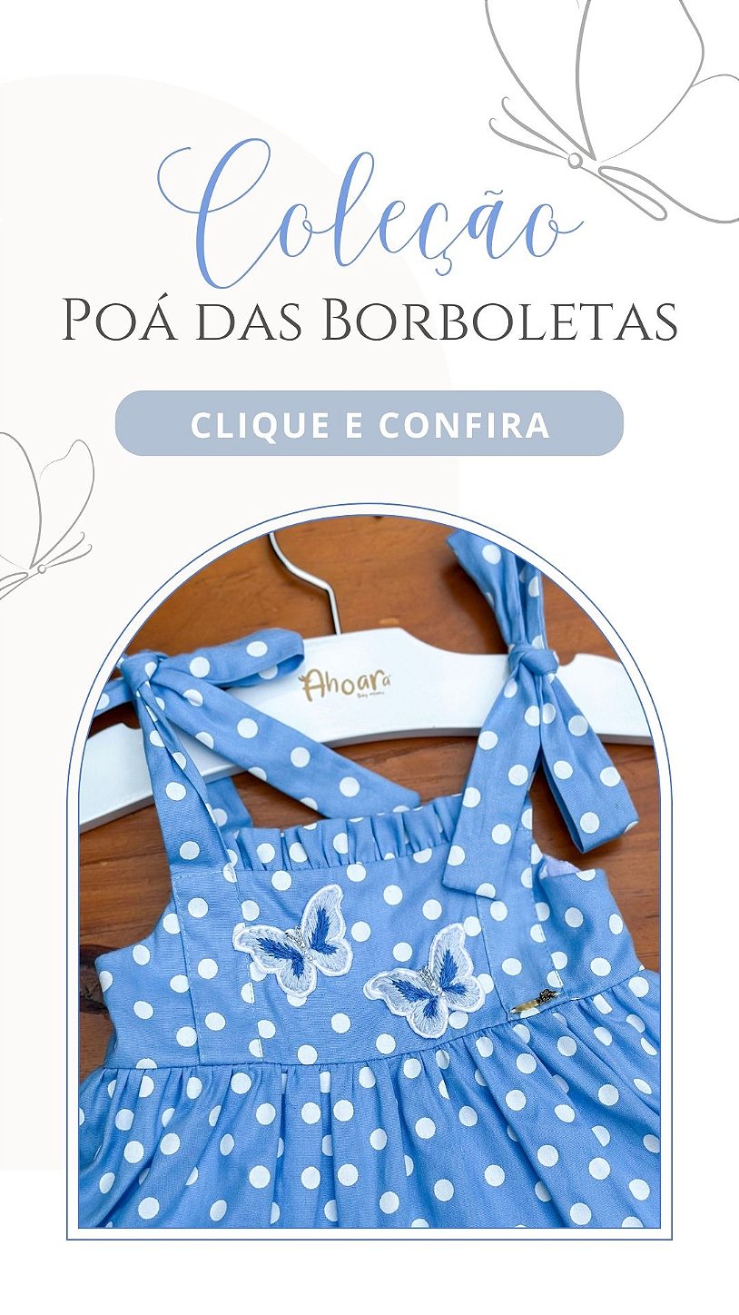 VESTIDO XADREZ AZUL CEREJINHABy Bella Moda Bebê