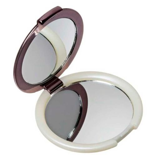 small makeup bolsa with mirror