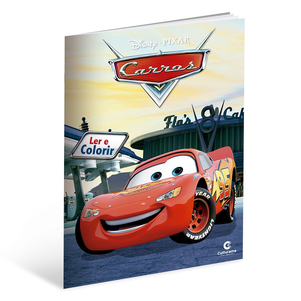 Livro Infantil Colorir Carros Ler E Colorir Com Lapis Cultur em