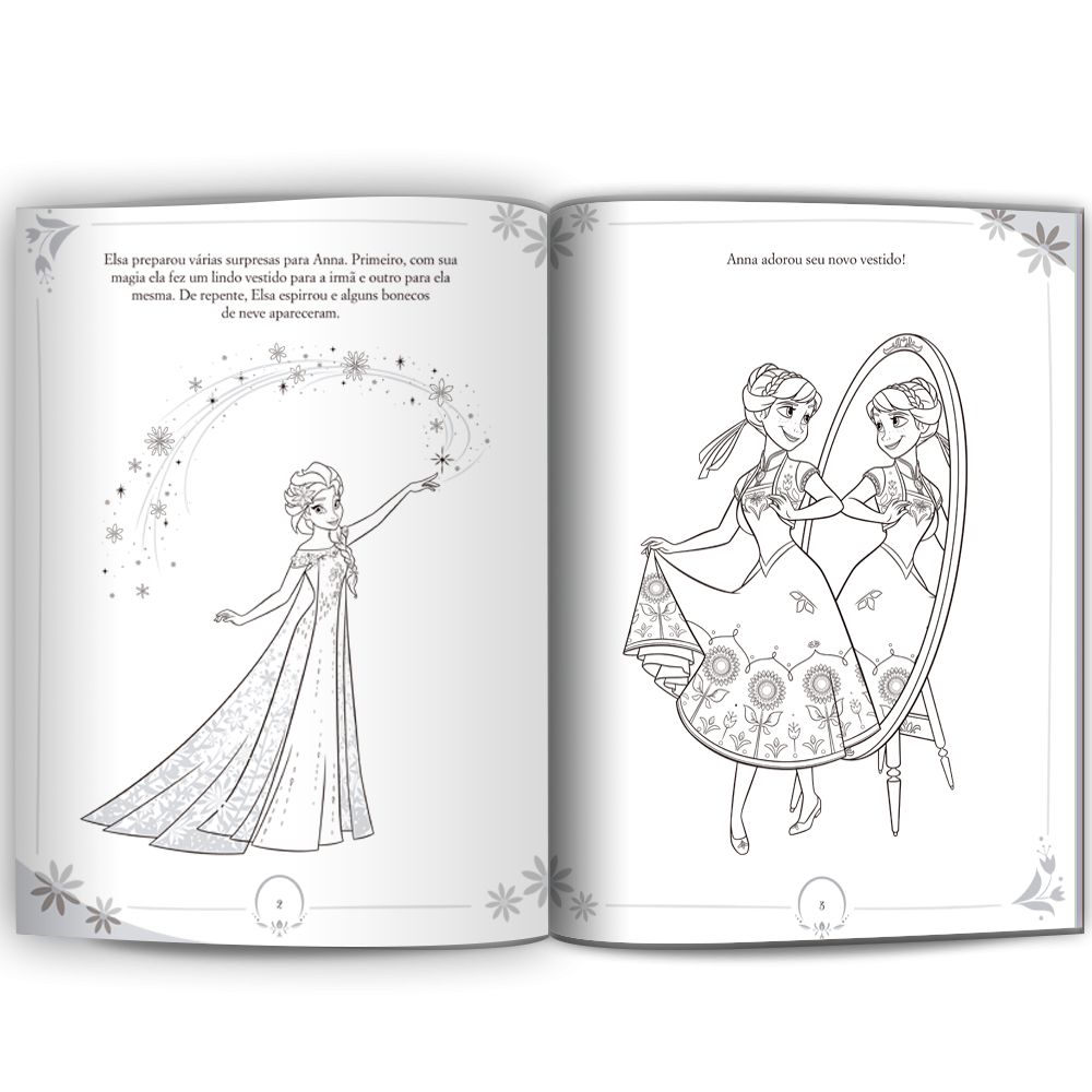 Livro - Frozen Almanaque de Atividades para Colorir na Americanas Empresas