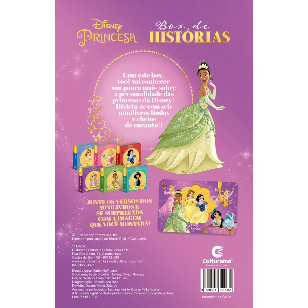 Kit Livros De Colorir 365 Desenhos Disney Pixar Princesas