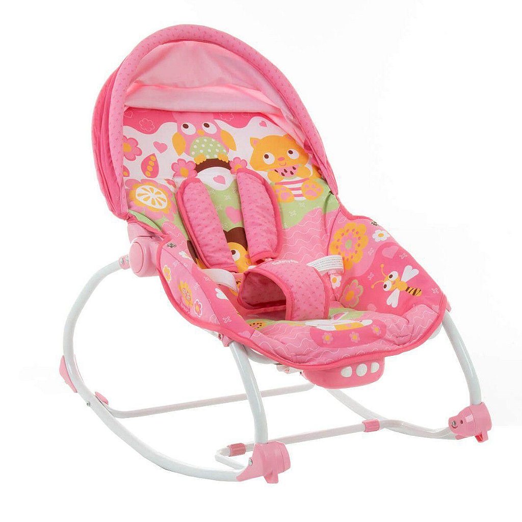 Cadeira de Descanso Bebê Musical Vibratória Elefante Baby Style