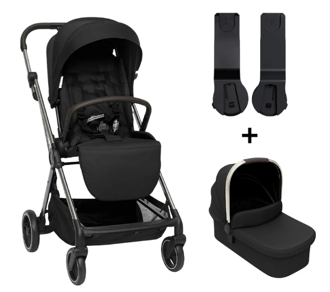 Carrinho Sienna Dolphin Com Moisés e Adaptador Tulip - ABC Design