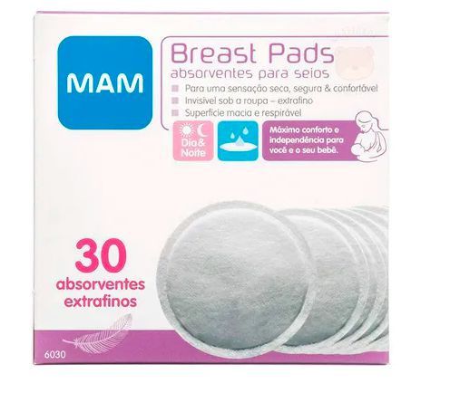 Absorvente de Seios - MAM - TotalBaby Store