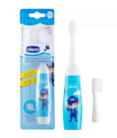 Escova de Dente Eletrica Azul- Chicco - TotalBaby Store