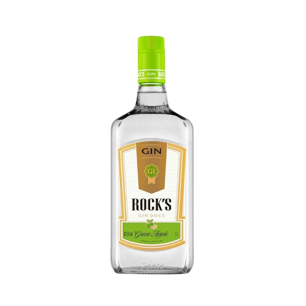 Gin Rocks Green Apple 1000ml - LM Online