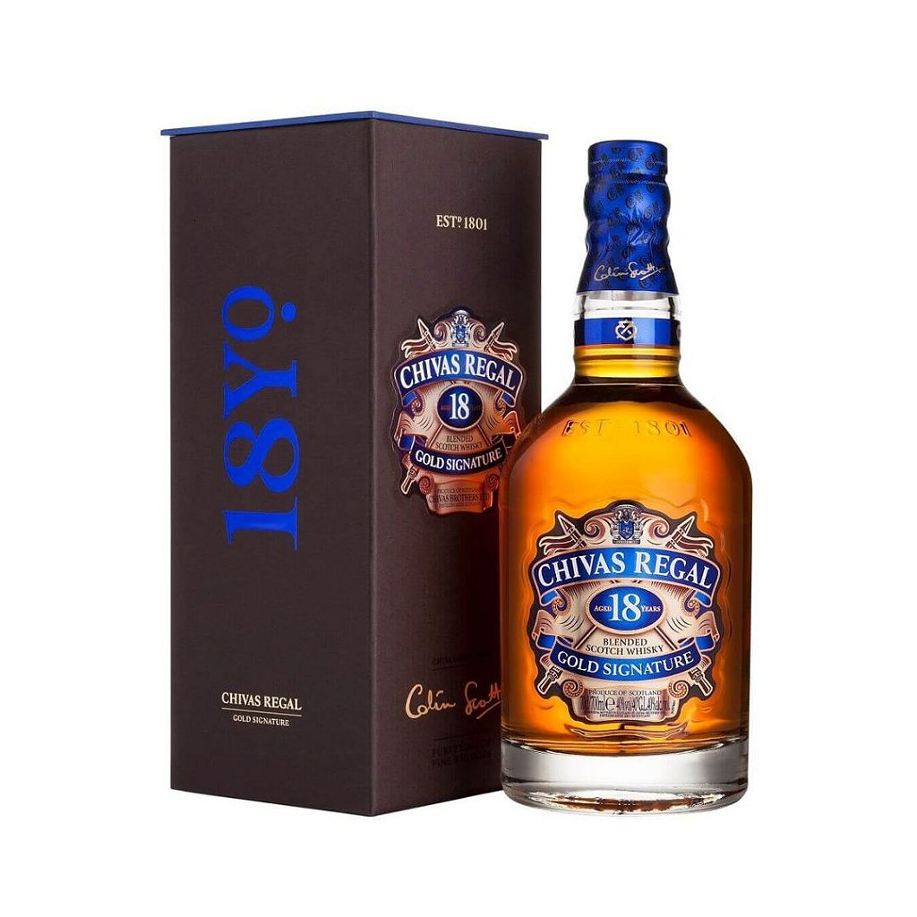 Whisky Chivas Regal 18 anos 750ml - LM Online