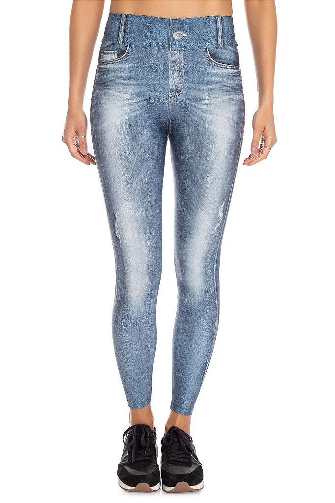 Calça Legging Jeans Live Daily Look Blue - Dazus.com.br - Dazus