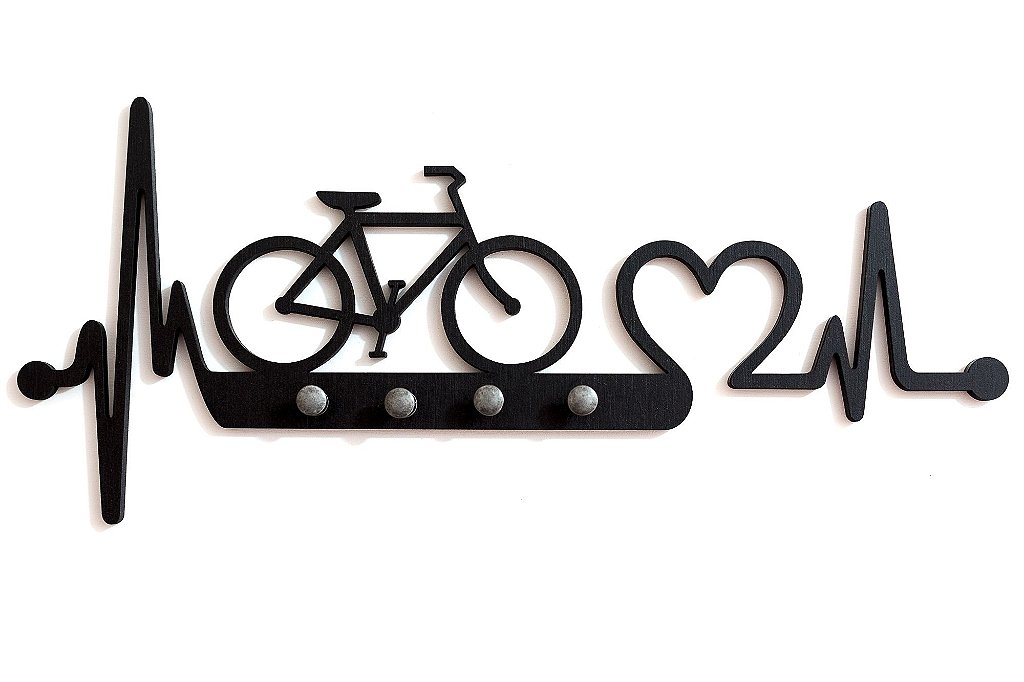 Porta chaves Bike Love Bicicleta - LiveLux | Persianas, Esculturas de  Parede, Quadros decorativos, Iluminação Decorativa