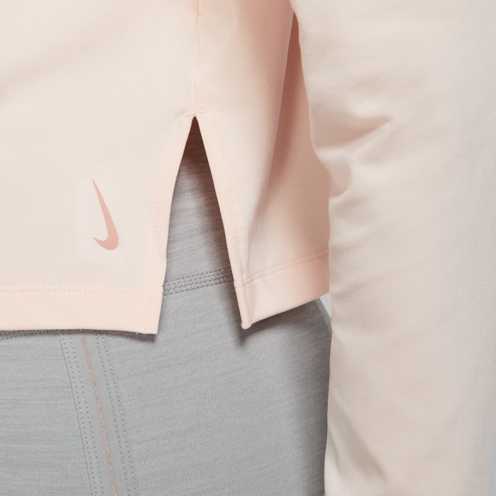 cropped nike manga longa