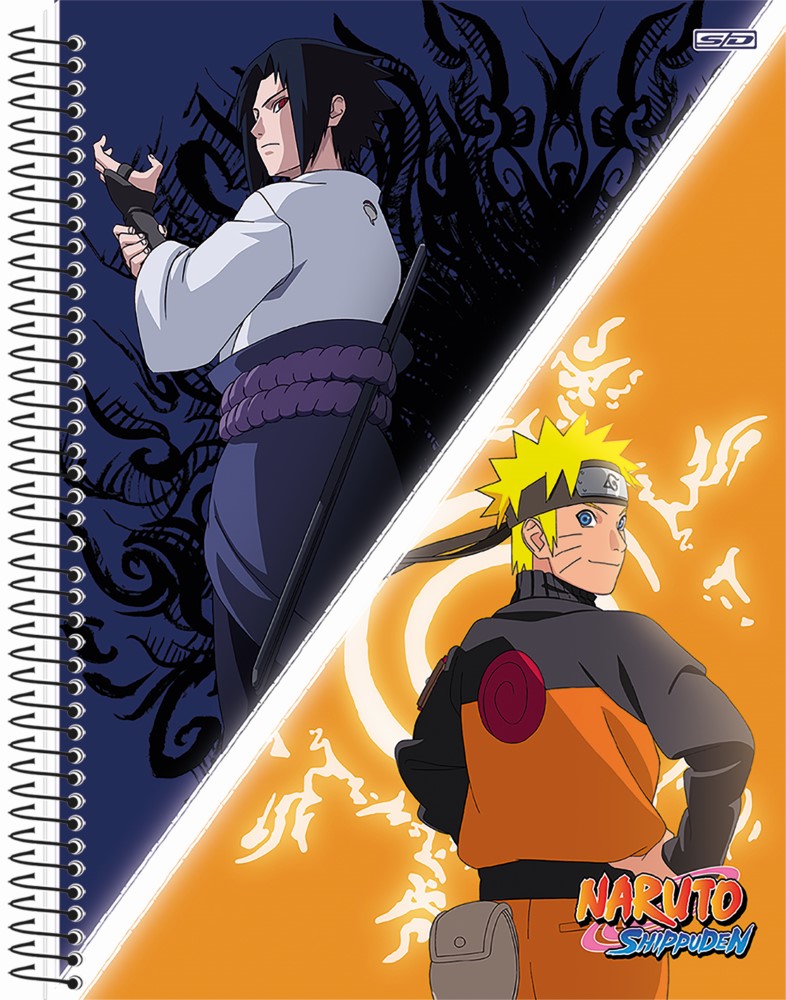 Cad Cd 1x1 Naruto 80fls Sd 10281 - MEGA IMPRESS - Papelaria, Copos