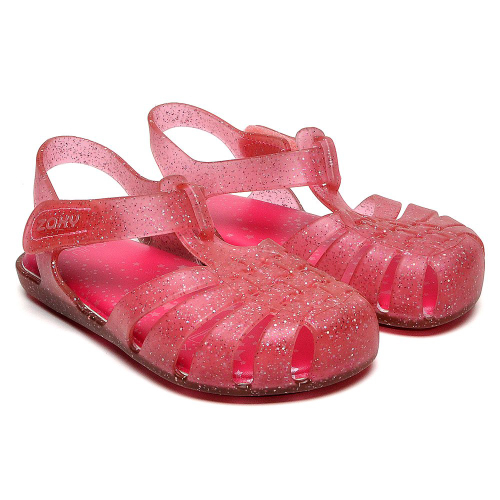 Sandálias Zaxy Rosa Glitter - Frank Chaves Calçados