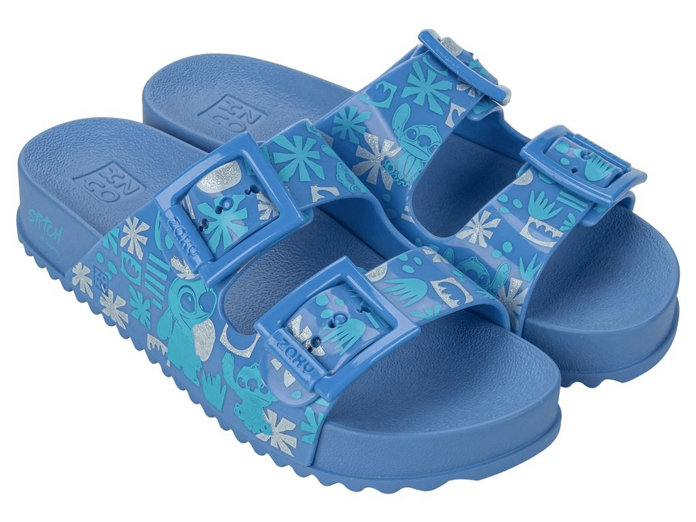 Sandália Zaxy Azul hortencia - Frank Chaves Calçados