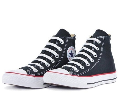 Tênis Converse All Star Preto/vermelho - Frank Chaves Calçados