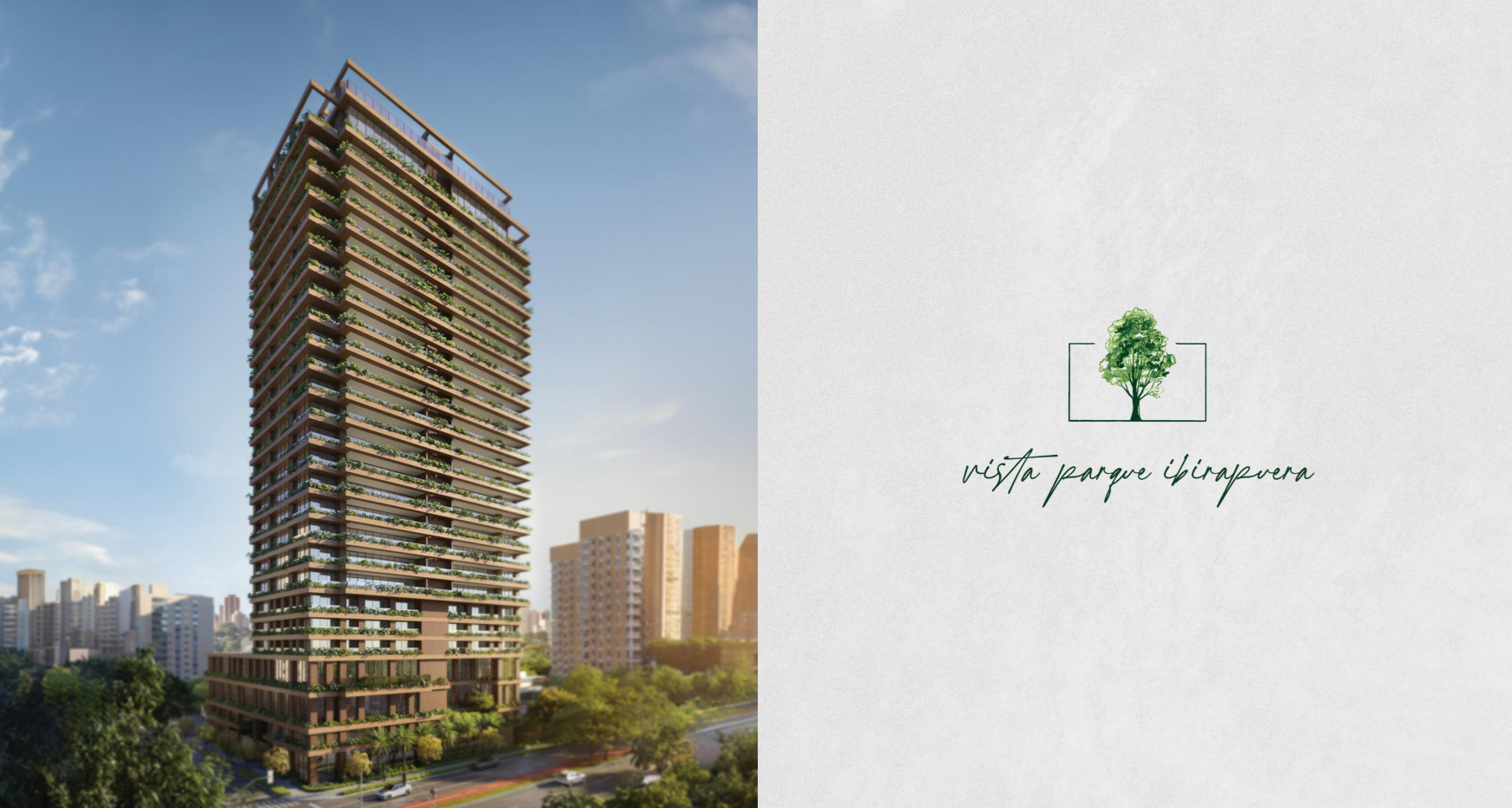 Fachada Vista Parque Ibirapuera