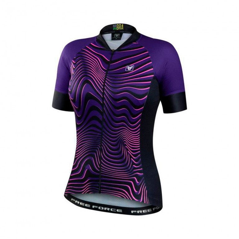 Camisa ciclismo feminina free cheap force
