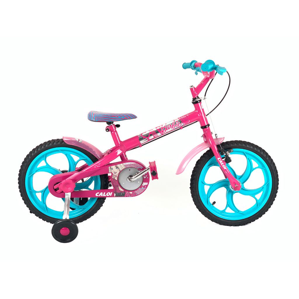 Bicicleta Infanto Juvenil Caloi Barbie Aro 20 - Branco