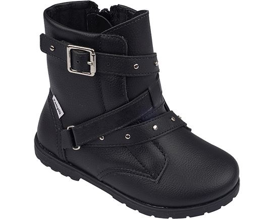 Bota Infantil Pampili Preta Pampili Bota Coturno Infantil Preta