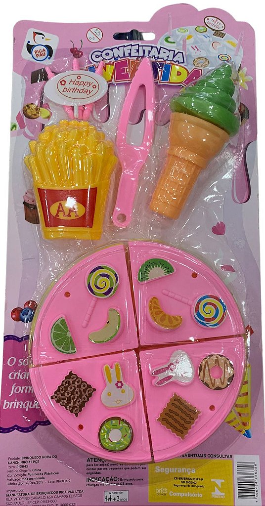 Brinquedo Infantil Confeitaria Divertida - Mania de Marias Loja Infantil