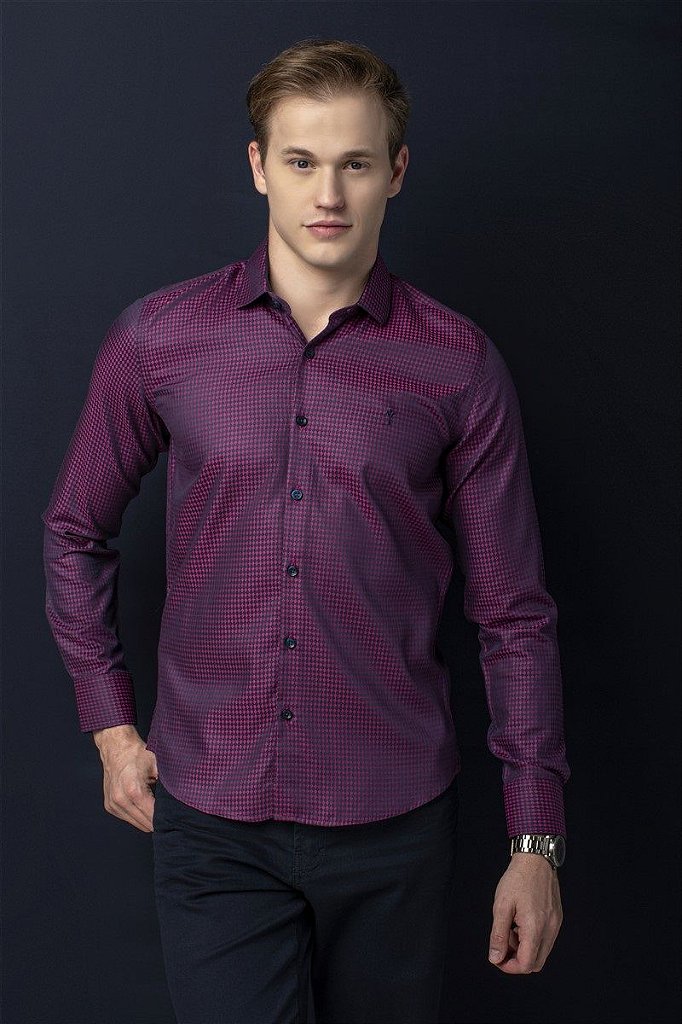 camisa maquinetada