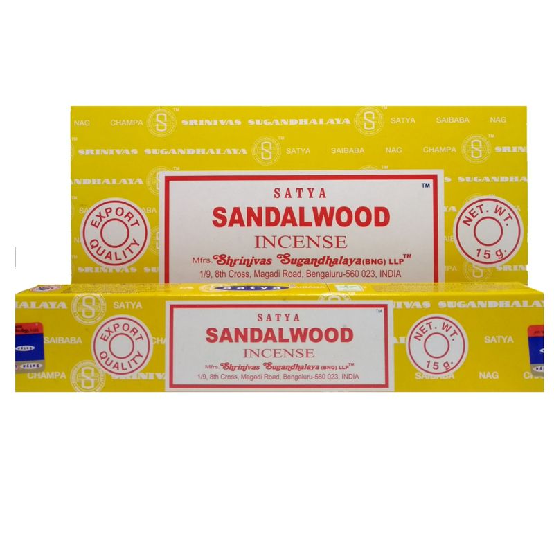 Incenso Massala Satya Sandalwood (Sândalo)