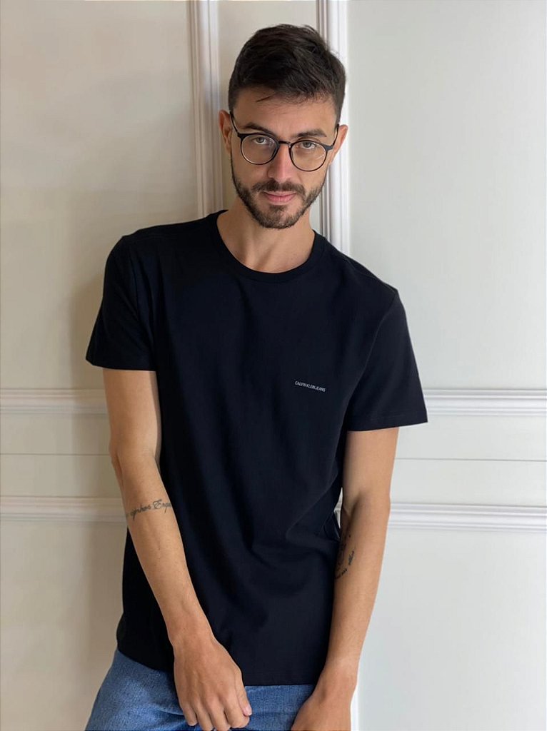 camiseta basica calvin klein