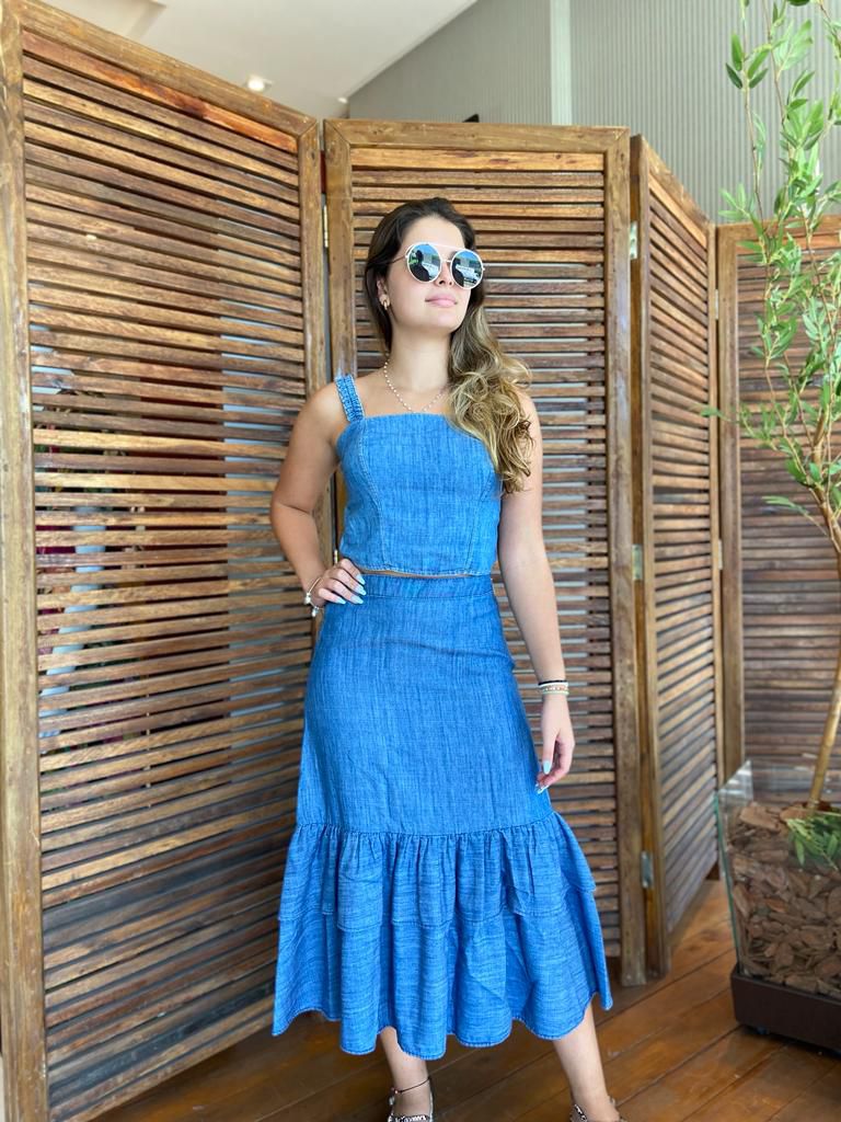 CROPPED JEANS DE AL A DAMYLLER Espa o da Moda