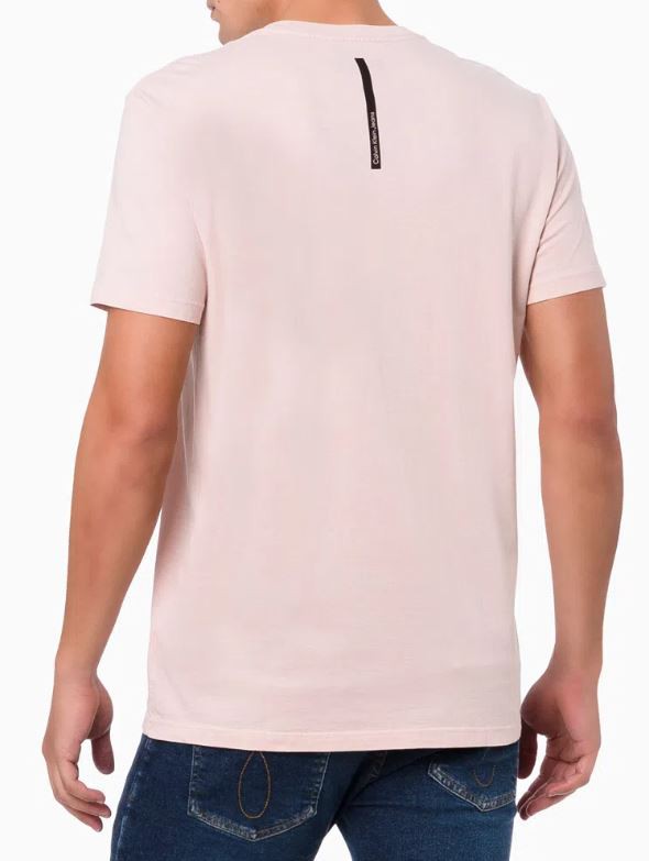 CAMISETA CALVIN KLEIN JEANS AZUL CLARO MASCULINA CKJM101