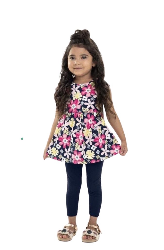 legging com blusa curta
