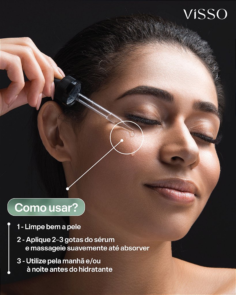Sérum PDRN & Exossomos Visso – Regeneração e Firmeza | Mais Que