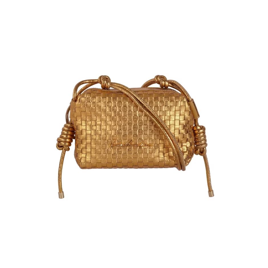 Bolsa Feminina Média Cobertura Tressê Luiza Barcelos Dourado