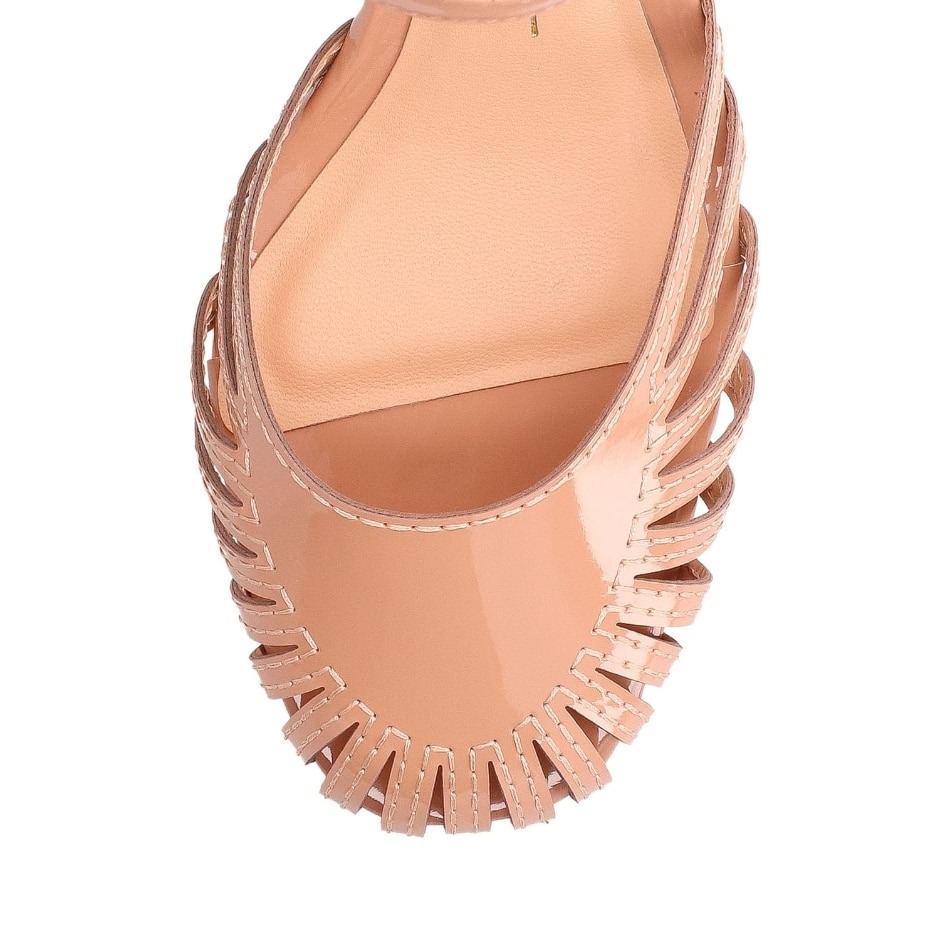 Scarpin D Orsay Luiza Barcelos Nude - Specchio | Loja de Moda