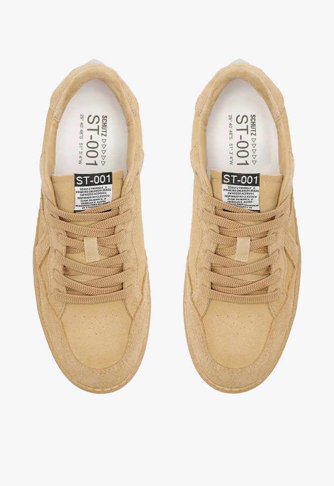 Tênis Couro Cadarço ST-001 Schutz Camel - Specchio | Loja de Moda