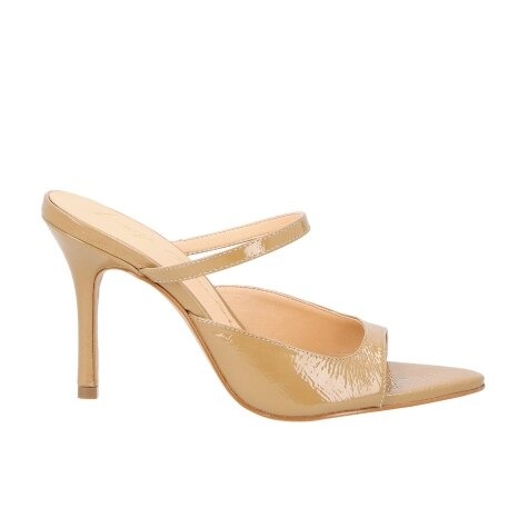 Sandália Mule Alça Luiza Barcelos Camel - Specchio | Loja de Moda