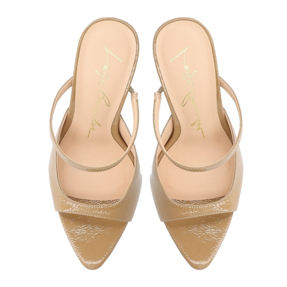 Sandália Mule Alça Luiza Barcelos Camel - Specchio | Loja de Moda
