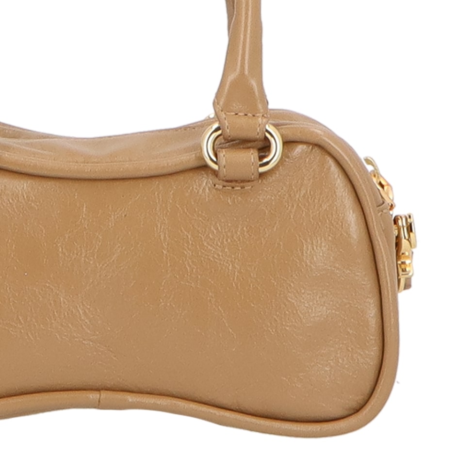 Bolsa Feminina Pequena Couro Dupla Alça Cadeado Luiza Barcelos