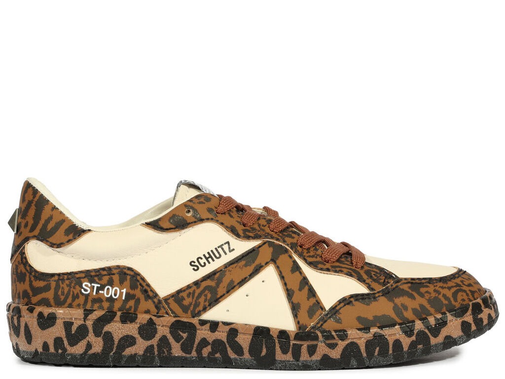 Tenis Schutz Animal Print Tênis Feminino Cadarço ST-001 Animal