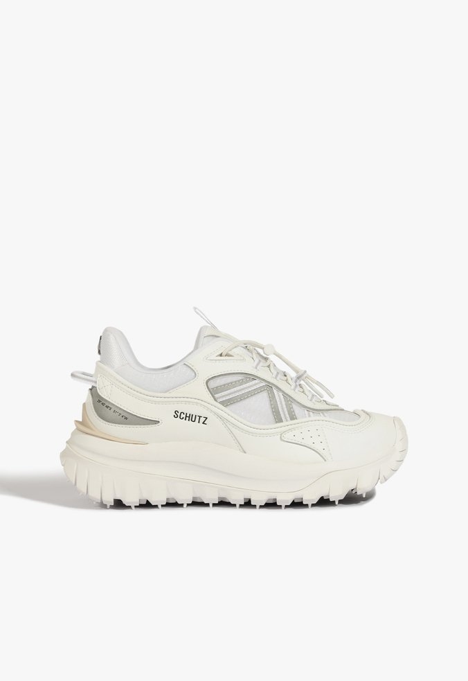 Tenis 240 Legacy Cadarço Multimaterial Schutz Branco - Specchio