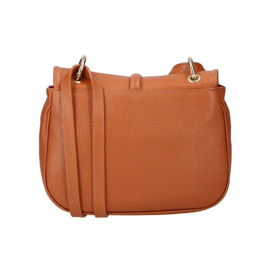 Bolsa Média Alça Couro Logomania LB FALL 24 Luiza Barcelos Camel
