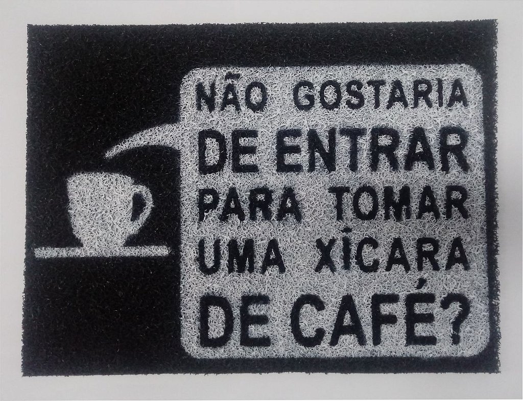 Tapete Capacho 60x40 Florks Meme Tem Café? Geek Divertidos - Limpe Sim -  Tapetes Personalizados