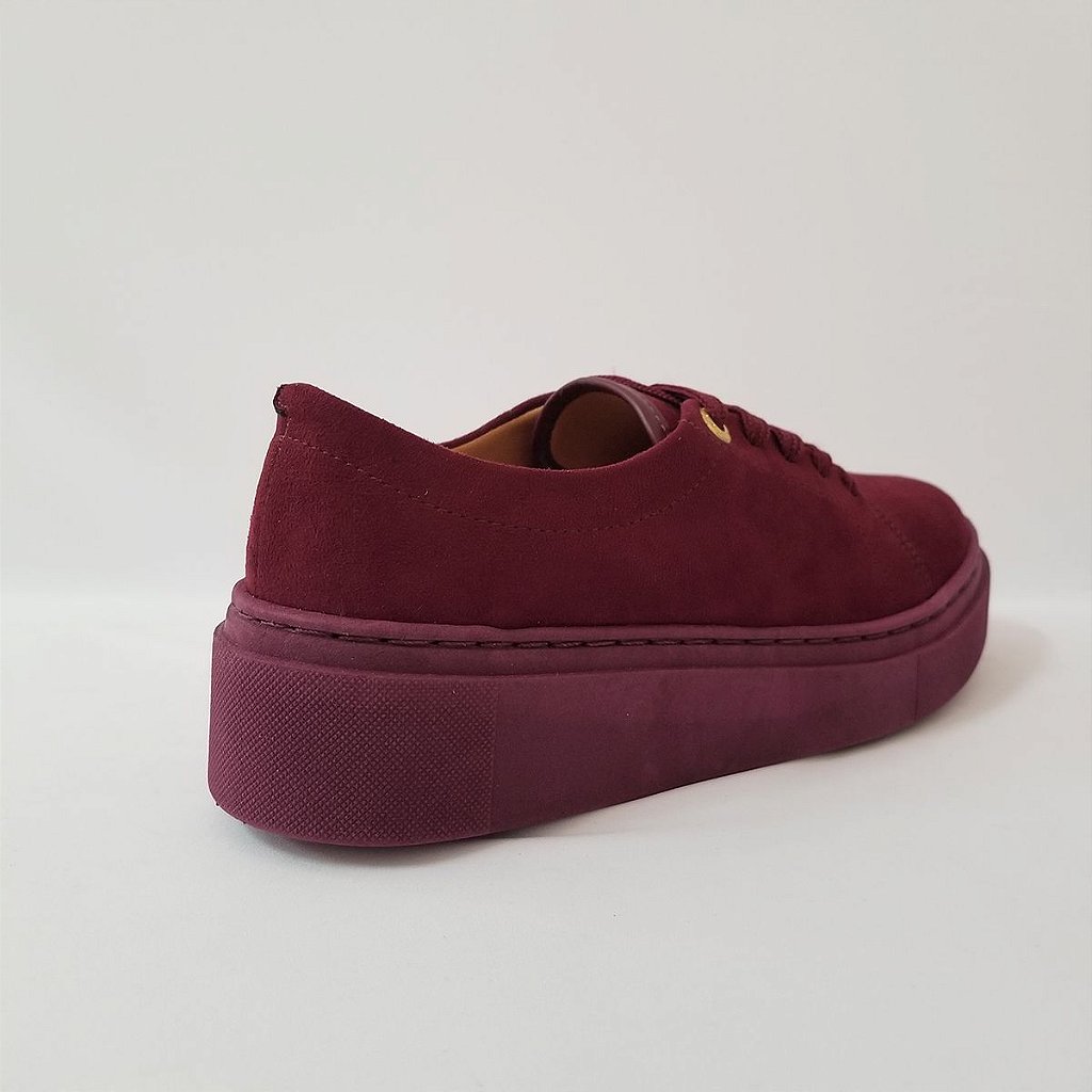 tenis feminino vinho vizzano